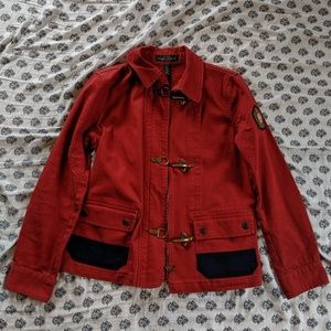 Red Ralph Lauren Jean Jacket